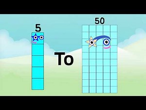 Numberblocks Counting by 5s to 50 Skip Counting by 5 for Kids Fun Math and Early Addition