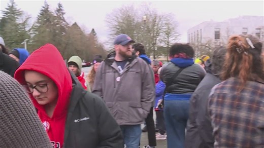 ‘A crisis with no end in sight’: Oregon educators protest at Capitol over lack of funding