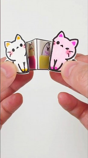 Make a cute cat memo pad! Memo Pad #cat #shorts #diy #paperdiy #craft #paperplay