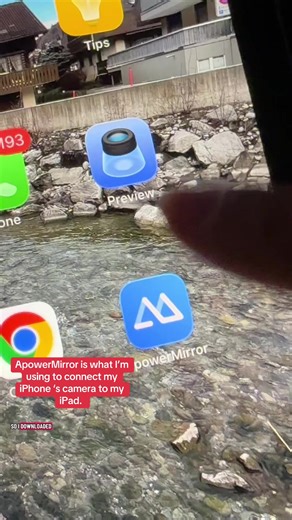 A smart tip: ApowerMirror is what I’m using to connect my iPhone ‘s camera to my iPad.
