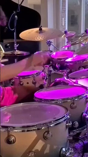 Funk fusion drum groove with some drumfills - DW Collectors Short Stack drums