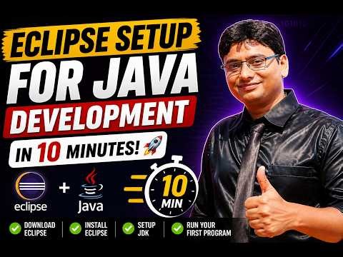 Install & Setup Eclipse for Java (Fastest Way in 10 Min!) | (2026 Updated)