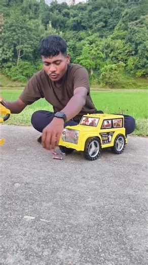 surprise my biggest thar remote control yellow colour wow 😲#short