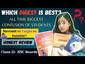 This is Best Digest for Class 12 Boards🔥👍| Navneet vs Target vs Relaible|#english #hsc #boards