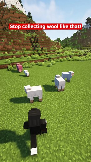 Minecraft Easy Wool Farm🐑 #minecraft #minecraftbuilding #minecrafttutorial #minecraftfarm