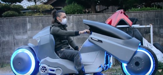 Building a Working Replica of Kaneda’s Motorcycle from Akira #cyberpunk