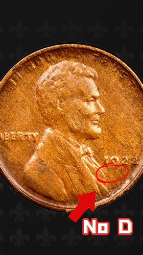 1922 Lincoln Cent – The Rare “No D” Mystery#CoinCollecting #dollar #oldcoins #coincollector #coins #money #coin #treasure #numismatica #lincoln #penny | HeritCoin