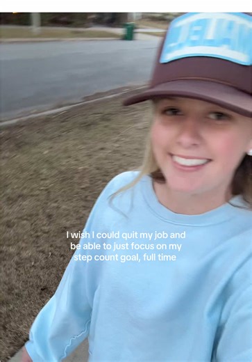 I wish I could quit my job and pursue my dream job (a full time walker) #walking #stepcountgoal #stepgoal #hotgirlwalks
