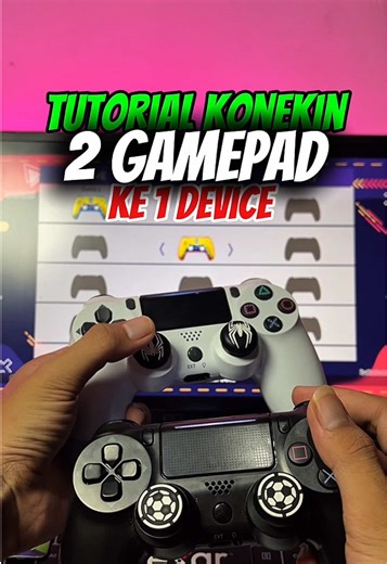 Cara Sambungin 2 Gamepad Bluetooth di Laptop atau PC