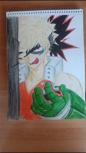 MY HERO ACADEMİA KATSUKİ BAKUGOU 🔥 #katsukibakugou #myheroacademia #keşfet #art2026