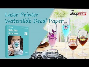 How To Use Laser Clear Water Slide Decal Paper On Mug | Tumblers-Glasses-Bag-Photo Frame |🔥
