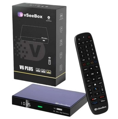 vSeeBox V6 Plus 8K UHD Streaming Media Player WiFi HDMI Black | eBay