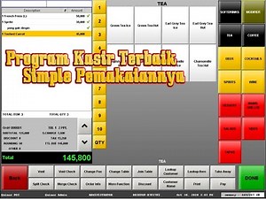 Program Kasir Terbaik saat ini tutorial lengkap pemakaiannya dari waiter sampai manager