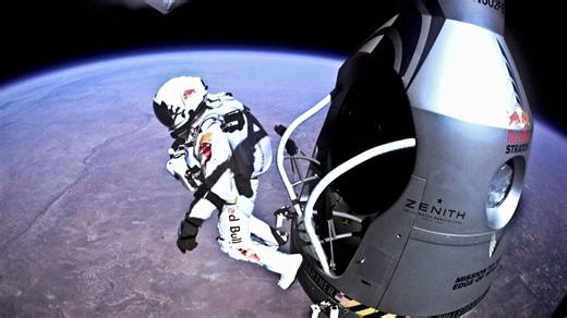 The man who jumped from the edge of space
