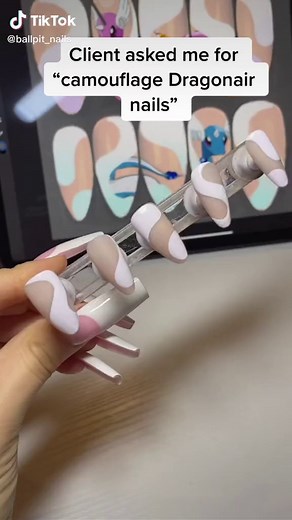 Which pokémon should I nail next? 😄 #pokemon #pokemonnails #dragonair #waifu #pokemonfanart #fyp #nailartlover #pokemonart#pokemontiktok#pressonnails