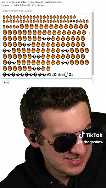 I added the “password game” to my fake bank to trick scammers into playing it for hours! Thanks to Neal.Fun. 😂 Full video is up on YouTube. #fyp #lol #password #passwordgame #foryoupage #scambaiter #scamcalls #scambait #refundscam #kitboga #kitbogashow #scammers #funny