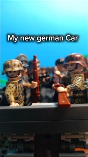 My new german war car #scene #lego #ww2 #ww2rebuilder