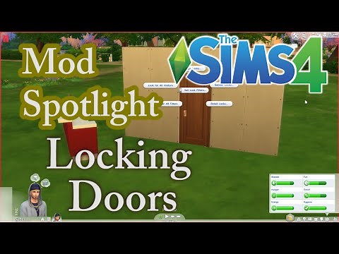 SIMS 4 Mod Spotlight - Lockable Doors