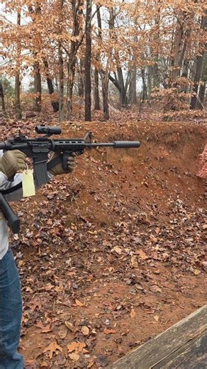 Continental Licensed FFL test firing 556 super safety with Omega can