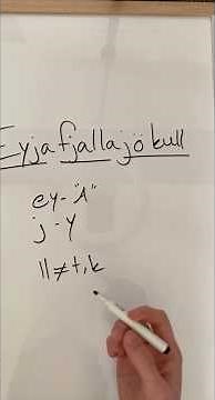 How to pronounce Eyjafjallajökull #iceland #icelandiclanguage #icelandic #languagelearning #jökull