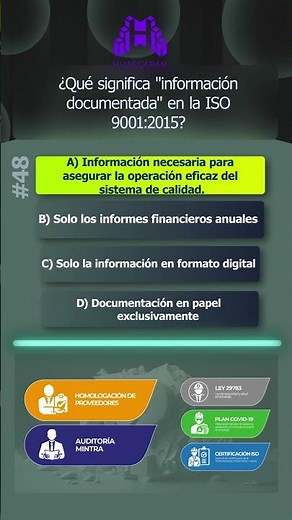 📄 Documented Information in ISO 9001;2015 Explained in 5 Minutes