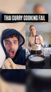 1.3M views · 20K reactions | What did I just witness? Is this a Thai Curry? 勞 #food #cooking #funnyvideo #reaction #explorepage | Shabaz Ali | Facebook