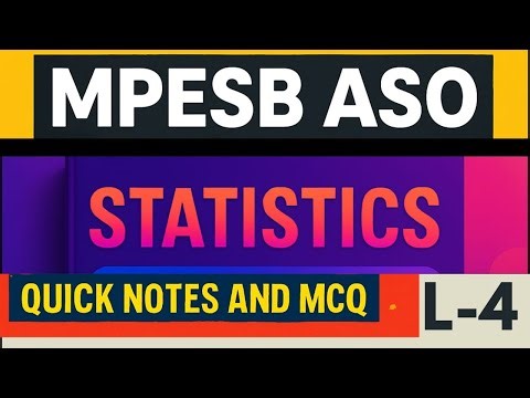 Mpesb aso | aso statistics | statistical clerk| assistant statistical officer | statistics | dsssb
