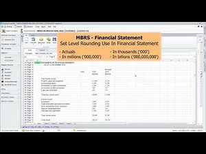 Superior ComSec - MBRS-Financial Statement - Set Level Rouding Use In Finincial Statement