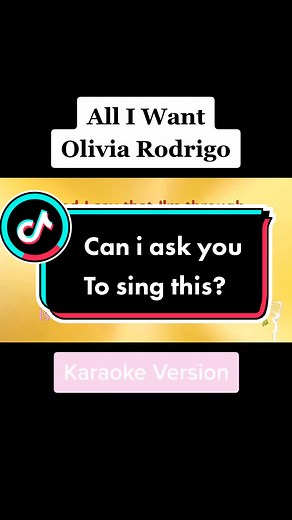 Sing Along to 'All I Want' by Olivia Rodrigo with this Karaoke Version