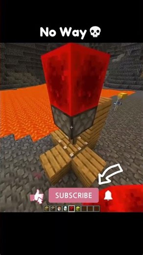 Lava sponge 🧽!#minecraft #reels #gaming