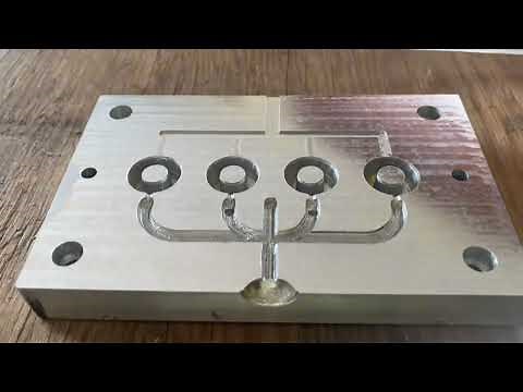 Genmitsu 3020 cutting aluminum ￼ injection mold