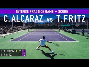 Carlos Alcaraz vs Taylor Fritz | Intense Battle to the End