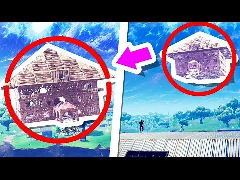 FORTNITE FLYING MANSION!!! (Playground Mode)