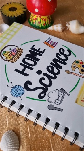 🧶🎨HOME SCIENCE front page ♥#shorts