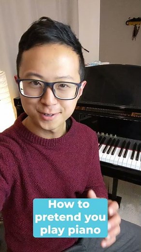 How to pretend you play piano 🎹