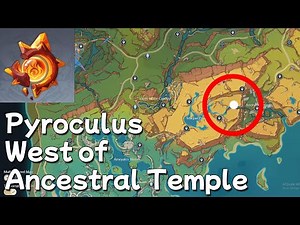 Hidden Pyroculus West of Ancestral Temple | Natlan 5.0 Genshin Impact