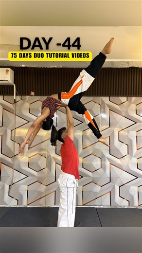 Duo Twisters on Instagram: "DAY 44 ( ADVANCE LEVEL LIFT) 75 DAYS DUO LIFT TUTORIAL VIDEOS♥️ . COME & LEARN WITH US 🫂 . #surajandharshita #surajandharshitaduo #duoacro #duoacrobatics #vikaspuri #vikaspuri #duolife #duotwisters #vikaspuridelhi #duolifts #partnerlifts #75dayschallenge #tutorialvideos #tutorial #reels #reelsvideo❤️ #viral #partnertricks"