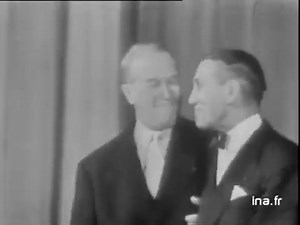 7.4K views · 173 reactions | Maurice Chevalier et Georges Carpentier qui tous deux ont des origines nordistes, chantent « Le P'tit Quinquin » le 6 janvier 1958 lors de l’émission de télévision en public « 36 chandelles », animée par Jean Nohain. Martine Carol est dans le public. | Thierry Tiberghien | Facebook