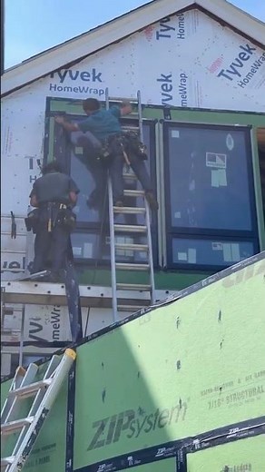 It’s window installation day, and these E-Series windows are looking fantastic.