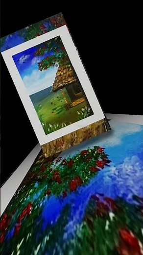 Scenery Painting Tutorial In Acrylics For Beginners... #shorts #art #painting #drawingshanu