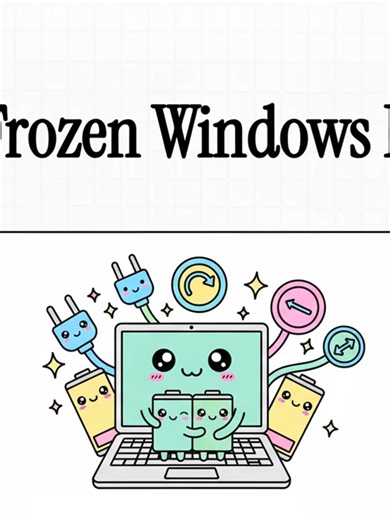 How to fix a frozen computer #computer #fyp #hacklife #guide #helpfultips #tech #tips #technology #slow #fix #techsupport #frozen