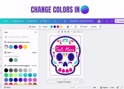 Sugar Skull SVG, Dia de muertos talavera svg, canva template, SVG PNG files, instant download, calavera png, customizable sugar skull - Etsy México