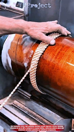 Innovative Rotary Rope Polishing Machine System: Best Smooth Surface Finishing