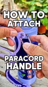 How to attach paracord handle on water flask tumbler? 🛒 If you're interested, you can get flask here: https://s.shopee.ph/8KW6wg7xpM | E.boutique