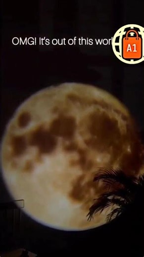 Moon Earth Projector Night Light, 360° Rotatable USB Powered Lighting With Bracket Rate.DM #moon