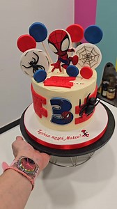 Spiderman birthday cake! | Zaxaroplastisa Miranta's Cakes & Pretty Little Ideas