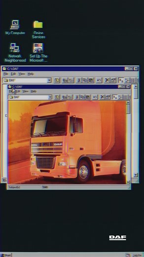 Throwback to the awesome vibes of the 90s! 🌀 Reliving the era of Windows 95, mixtapes, and these iconic DAF trucks. 📼 #90s #Classic #Retro #DAFTrucks #OldSchool #Reels #Throwback #ThrowbackThursday #Nostalgia #Truck #Trucks #PC #reelsvideoシ | DAF Trucks UK