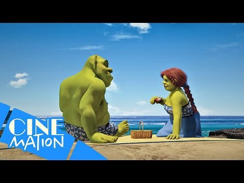 Shrek & Fiona’s Honeymoon | Accidentally in Love (Counting Crows) | Shrek 2 (2004) | Cinemation |