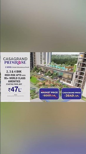 LAUNCHING CASAGRAND PRIMROSE | TVC 20 SEC