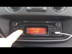 How to enter the car radio code on Renault Twingo